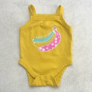1 pc. Baby Banana Print Bodysuit